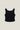 SQUARE NECK PEPLUM TANK TOP black
