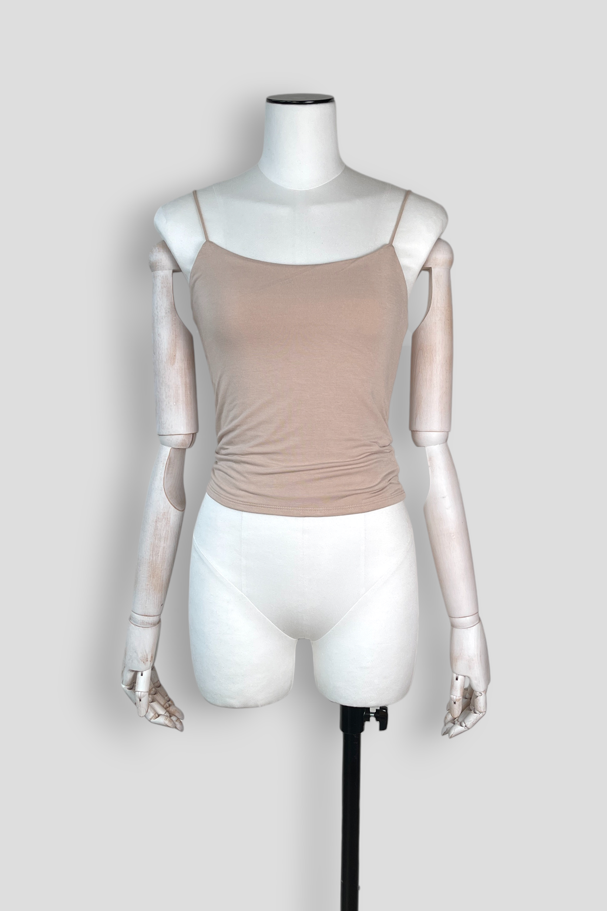 DOUBLE LAYER SKINNY STRAP CAMISOLE bisque – RIZZI B