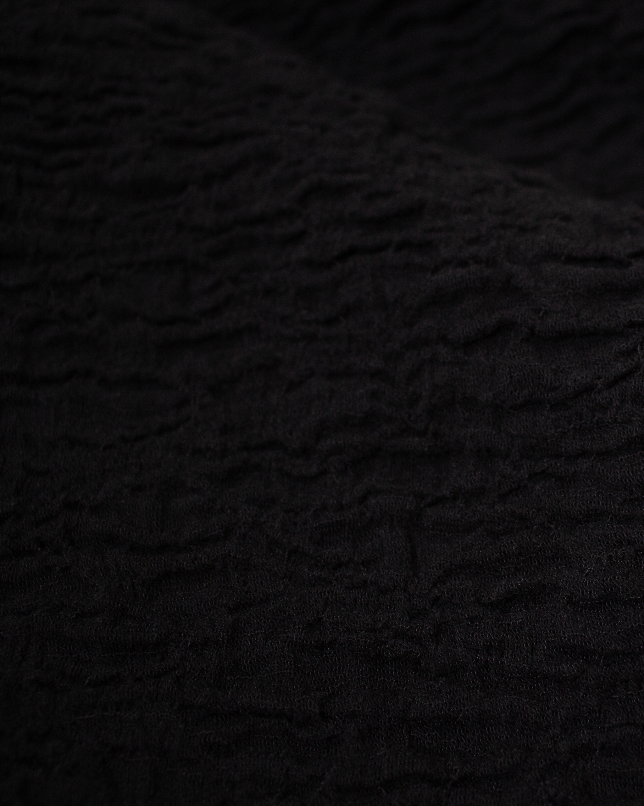 【no.2】LIVREE POPCORN TEXTURED LONG SKIRT black
