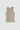 RIBBED RAW HEM TANK TOP beige