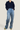 WIDE RIB POLO SWEATER navy