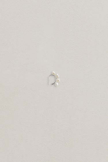 [SASKIA DIEZ] 4 PEARL EARCUFF silver925/pearl - Ear cuff 
