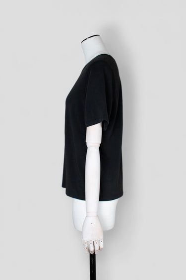 PIMA COTTON  TEE black