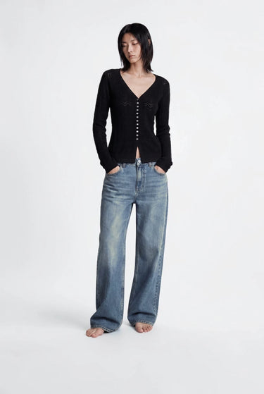 COTTON HEAVY WEIGHT CROP TEE heather gray