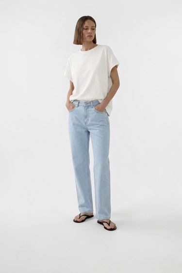COTTON HEAVY WEIGHT CROP TEE heather gray
