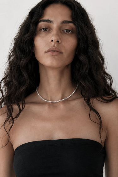 [RIZZI B] EQUILIBRIUM NECKLACE pearl silver925 - Necklace