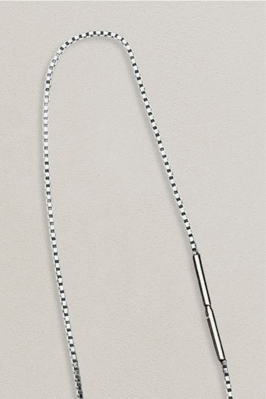 [SASKIA DIEZ] FINE NECKLACE CUBIC (42cm) silver925 - Necklace