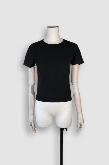 COTTON HEAVY WEIGHT CROP TEE heather gray