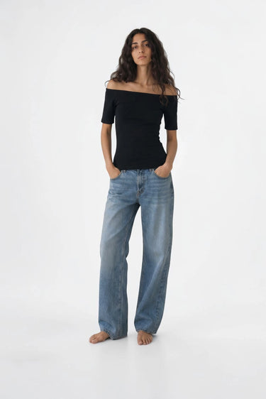 COTTON HEAVY WEIGHT CROP TEE heather gray