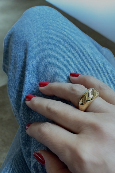 [RAGBAG] DROP RING gold - Ring