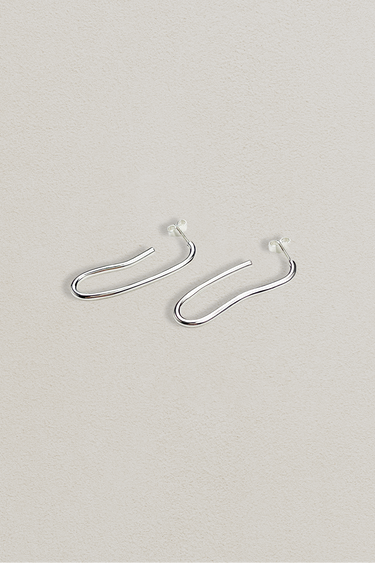[SASKIA DIEZ] REBEL DIEZ HOOP PIERCE silver925 - Earrings