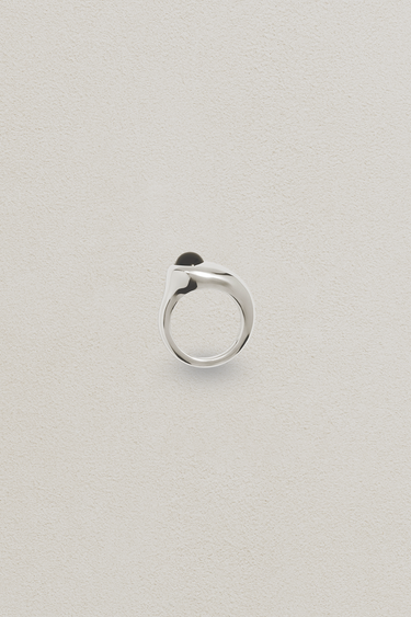 [RAGBAG] DUALISM BLACK ONYX RING silver925 - Ring