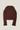 COTTON RIB MOCK NECK SWEATER brown