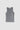 RIBBED RAW HEM TANK TOP grey