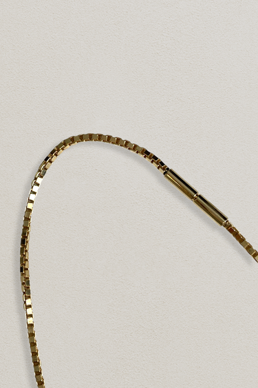 [SASKIA DIEZ] SEMIFINE NECKLACE CUBIC (42cm, 50cm) gold - Necklace